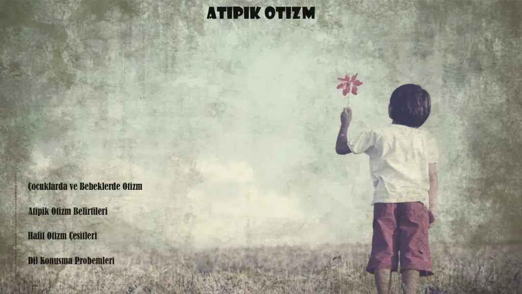 Atipik otizm nedir? Belirtileri, nedenleri, atipik konuşma, beslenme, tedavi ve test 1 Atipik Hafif Otizm Belirtileri Çeşitleri