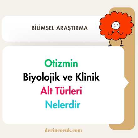 Otizmin 12 ila 48 Aylık bebeklerdeki etkisi üzerine bir araştırma 2 Otizmin Biyolojik ve Klinik Alt Türleri Nelerdir