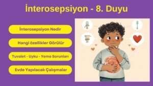 İnterosepsiyon: Çocuğunuzun Acıktığını ve Tuvaletini Fark Etmeyen "Sekizinci Duyusu" 1 İnterosepsiyon: karnını tutarak vücut sinyalini fark etmeye çalışan çocuk illüstrasyonu